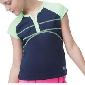 FILA Girl's Glow Cap Sleeve Top Size Large (12-14)